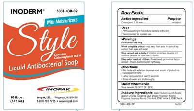 InoDerm Style Soap 18oz 2021 - InoDerm Style Soap 18oz 2021